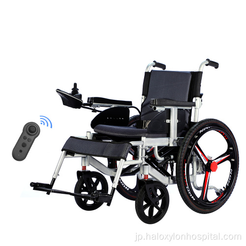 折りたたみ可能な耐候性デュアルモーター電動車椅子